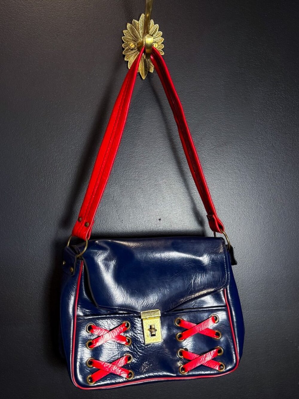 Retro Navy Blue Sailor Handbag